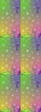 Tarafsız renklerde çiçekler. Raster düz çiçek çizim deseni. Tasarım hediye paketi, tebrik kartları, posterler ve afiş tasarımı.