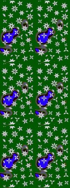 Çiçek kompozisyonu, el boyası, hassas şablon. Sevgililer günü ve tebrik kartı konsepti için şık bir davetiye. Manzaralı çiçek deseni. Üst manzara, yumuşak yeşil renk biçimi.