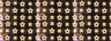 Kumaş, tekstil, duvar kağıdı baskısı için. Eski usul. Renkli desenli eskiz deseni, gri çiçekler ve dekoratif elementlerle. Raster illüstrasyonu. Taslak arkaplan.