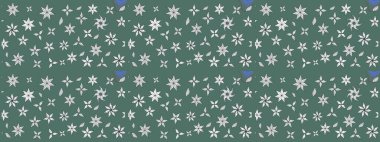 Raster illüstrasyonu. Asya tekstil tarzında. Güzel kumaş deseni. Çiçek desenli çizim. Düz Çiçek Elementleri Tasarımı. Renkli Bahar Teması çizim şablonu.