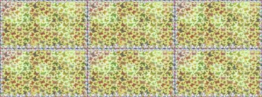 Tarafsız ve bej bir arkaplanda el çizimi. Tekrarlanan karalamalar. Kusursuz renksiz desen. Mistik, semboller..