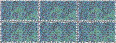 Raster illüstrasyonu. Soyut renkli güzel kelebek. Kusursuz bir geçmişi var. Mavi ve kahverengi renkler üzerine resim.