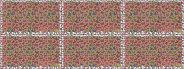 Giysiler için böcek kumaşı klipsleri tekrarlanıyor. Uçan kelebek keten temalı Raster. Bej ve kahverengideki kusursuz kelebek şablonu. Davet, kart, yazdırma için basit kadınsı desen.