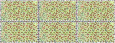 Şirin Raster çizimi. Web sayfası geçmişleri, duvar kağıtları, tekstil ve yüzey dokuları için mükemmel. Kelebekler nötr ve bej renklerinde kusursuz desen çizerler..