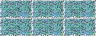 Dekoratif el çizimi kelebekler. Mavi ve nötr renkte resim. Güzel bir kumaş tasarımı. Raster illüstrasyonu.