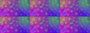 Çiçek. Mor renklerde. Taslak dekoratif arka plan, çiçek mandala. Raster illüstrasyonu.