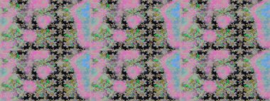 Çizgisiz desen. Raster Moda kumaş deseni. Şirin çiçekler..