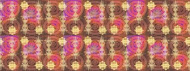 Xmas Frost kar taneleri izole edilmiş siluet sembolü. Kar tanesi raster arka planı. Meteoroloji buz koleksiyonu. Raster tasarımı. Kış kahverengisi, pembe ve bej Noel Karı düz kristal element.