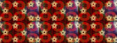 Raster illüstrasyonu. Raster Noel soyut renkli arka plan ve tatlı kar tanesi. Kar taneleriyle kahverengi, kırmızı ve yeşil renkler.