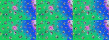 Beautiful watercolor Bouquet of summer flowers sketch pattern. Nice fabric pattern.