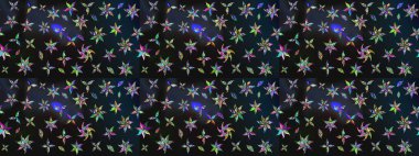 Düz Çiçek Elementleri Tasarımı. Çiçekli eskiz arkaplanı. Çocuk stili. Renkli Bahar Teması çizim şablonu.