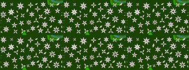 Raster. Yeşil ve nötr renkte güzel çiçekli eskiz deseni, suluboya çiçek deseni, duvar kağıdı, kart veya kumaş için fayanslı.