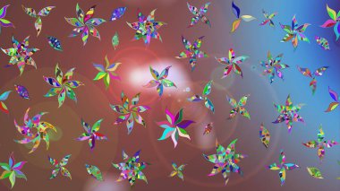 Küçük kahverengi çiçeklerdeki oldukça eski bir besin torbası deseni. Tekstil, kumaş, kapaklar, duvar kağıtları, baskı, paket, koleksiyon defteri, örgü, dekupaj için çiçek arkaplanı..