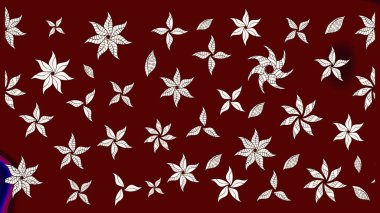 Robot resim. Küçük çiçekte güzel bir desen. Motley illüstrasyonu. Küçük renkli çiçekler. Moda baskıları için zarif bir şablon. Çiçekli yaz çiçekleri.