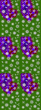 Eskiz klasiği. Düz Çiçek Elementleri Tasarımı. Raster Şirin kumaş deseni. Renkli Bahar Teması çizim şablonu.