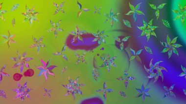 Çiçek arkaplan. Güzel kumaş deseni. Çizim raster deseni.