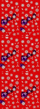 Raster deseni. Küçük çiçekte güzel bir çiçek deseni var. Çiçekli çiçek deseni, suluboya..