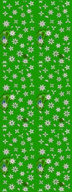 Raster deseni. Küçük çiçekte güzel bir çiçek deseni var. Çiçekli çiçek deseni, suluboya..