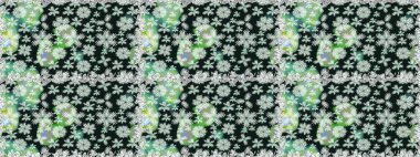 Çiçekli karalama şeklinde Raster çiçek deseni. Nazik, narin çiçek arkaplanı. Gri ve nötr renkte çiçekler.