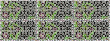 Kartlar, davetiyeler, tarih kartları ve daha fazlası için kullanılabilir. Tatlı suluboya, dikişsiz çiçek deseni. Büyük bir suluboya çiçek seti..