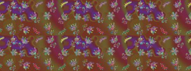 Raster illüstrasyonu. Düz dizayn. Sembol kışı, donmuş, Noel, yeni yıl tatili. Kar Tanesi Mozaik ikonu. Kahverengi, mor ve yeşil siluet kar tanesi işareti. Grafiksel element dekorasyonu.