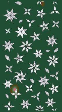 Anti-stres için soyut örnek sayfası. Raster illüstrasyonu. Yeşil ve nötr renklerde.