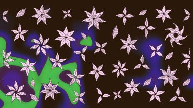 Raster Henna dövme stili. Etnik Mandala süsü. Kızılderili desenli desenli desenli şal deseni. Tekstil, tebrik kartı, boyama kitabı, telefon kılıfı baskısı için kullanılabilir.