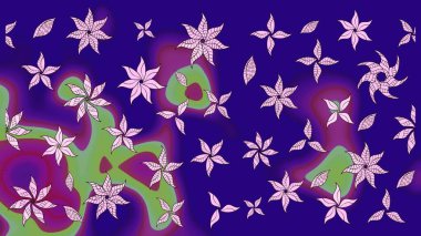 Nazikçe, güzel çiçek arkaplanı. Mavi renkli çiçekler. Raster çiçek desenli ve çiçekli..