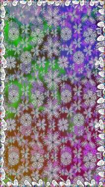 Sevimli çiçek raster deseni. Renkli Yaz Temalı Kusursuz Arkaplan. Düz Çiçek Elementleri Tasarımı. Modaya uygun kumaş deseni.