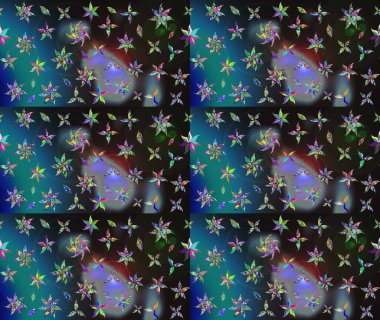 Ultraviyole kumaş deseni. Çizim kalıbı. Organik motif arka planı. Raster illüstrasyonu.