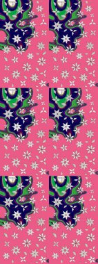 Raster Yumuşak kumaş deseni. Çiçek pembesi ve nötr çizim deseni. Klasik taslak çizimi. Raster çiçek izi..