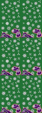 Yaz çiçekleri teması. Klasik çiçekler. Yeşil ve nötr renkler. Suluboya resim taklit Raster çizimi. El çizimi soyut süslü elementler.