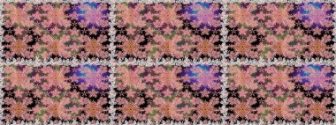 Çiçeksiz desenli arka plan, yaz çiçekleri. Düz Çiçek Elementleri Tasarımı. Renkli Bahar Temalı Kusursuz Arkaplan. Tarafsız renklerde çiçekler.