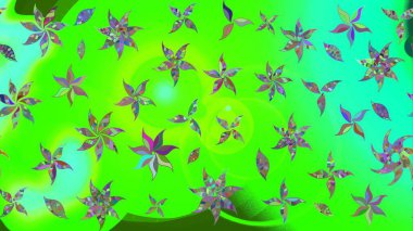 Raster deseni. Çiçekli çiçek deseni, suluboya. Süslü kumaş deseni.