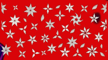 Raster çiçek desenli çiçek deseni, yapraklar, dekoratif elementler, sıçrama, lekeler, el çizimi kontur çizgileri ve Doodle çizim stili, grafik raster çizim çizimi.