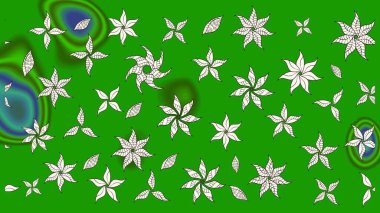 Küçük yeşil ve nötr çiçeklerle oldukça eski bir besin torbası deseni. Tekstil, kumaş, kapaklar, duvar kağıtları, baskı, paket, koleksiyon defteri, örgü, dekupaj için çiçek arkaplanı..