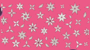 Raster suluboya çiçek deseni, narin çiçekler, pembe ve nötr çiçekler, tebrik kartı şablonu. Raster Güzel kumaş deseni.