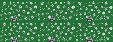 Raster çiçek desenli çiçek deseni, yapraklar, dekoratif elementler, sıçrama, lekeler, el çizimi kontur çizgileri ve Doodle çizim stili, grafik raster çizim çizimi.