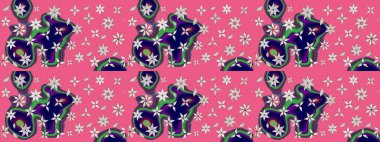 Raster güzel bir çiçek deseni çizmiş. Nazik romantik baskı. Bahar mevsimi. Tatil havası..