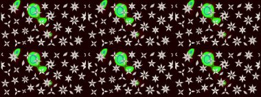 Çiçek arkaplan. Güzel kumaş deseni. Çizim raster deseni.