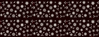 Raster illüstrasyonu. Küçük çaplı çiçeklerdeki basit şirin desenler. Tekstil veya kitap kapakları, imalat, duvar kağıtları, baskı, hediye paketi ve yapıştırma kitabı için çiçek eskiz geçmişi.