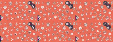 Raster. Sabıka fotoğraflarında, bebek kıyafetlerinde, duvar kâğıtlarında, paket kutularında falan kullanılabilir. Zarif, parlak ve eskiz turuncu ve nötr çiçek deseni tasarımı.