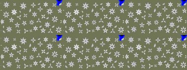 Çiçeksel fantezi tasarımı ve parlak bir arka plan çizimi. Renkli Bahar Teması eskiz kalıbı. Düz Çiçek Elementleri Tasarımı.