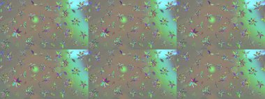 Raster Moda kumaş deseni. Şirin çiçekler. Çizgi çizimi deseni.