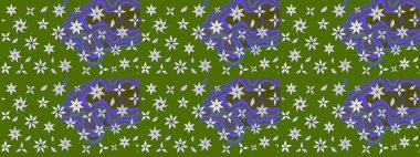 Renkli Yaz Temalı eskiz kalıbı. Yazdır. Düz Çiçek Elementleri Tasarımı. Güzel kumaş deseni. Raster çiçekli arka plan. Güzel çizim şekli..