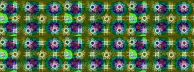 Raster illüstrasyonu. Yeşil, mavi ve nötr kar taneleri. Renkler. Noel ve yeni yıl moda baskıları için tatil tasarımı. Kar tanelerinin soyut arkaplanlı Noel deseni.