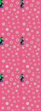 Çiçek arkaplan. Güzel kumaş deseni. Çizim raster deseni.