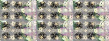 Soyut kış grisi, nötr ve bej süsü. Renkli arka planda izole tatlı kar taneleri. Raster illüstrasyonu. Yuvarlak raster kar tanesi. Güzel kar tanesi..