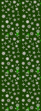 Renkli Bahar Teması eskiz kalıbı. Çiçekli çizim şekli. Yeşil ve nötr renklerde çiçekler. Düz Çiçek Elementleri Tasarımı.