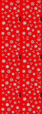 Eskiz klasiği. Raster Şirin kumaş deseni. Renkli Bahar Teması eskiz kalıbı. Düz Çiçek Elementleri Tasarımı.